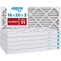 Los mejores  - Aerostar Allergen &amp- Pet Dander - Filtro de aire plisado MERV 11- fabricado en los Estados Unidos- tamaño real: 15 1-2…